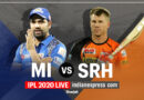 IPL 2020 Live Score, MI vs SRH Live Cricket Score Online: Mumbai aim top spot